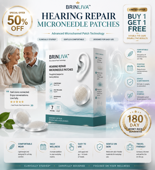 Brinliva™ Hearing Repair Patches✅ Targets Hearing Loss.